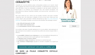 Loumag, guide d’informations sur la pilule Cerazette 