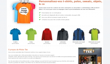 Mistertee, entreprise d'impression de t-shirts de qualité