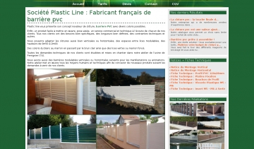 Plastic line sarl pour votre cloture pvc