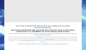 clean-photo entreprise nettoyage maintenance panneaux solaires