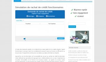 Le rachat de crédit fonctionnaire, la meilleure option pour vous.