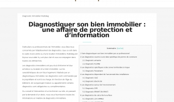 multidiag, diagnostic immobilier