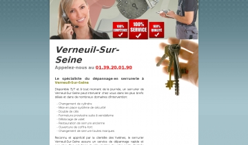 Serrurier Verneuil-sur-Seine, conseil et dépannage en serrurerie générale 