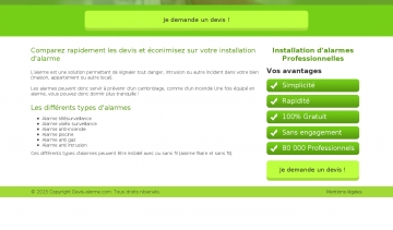 Top-Alarme, plateforme en ligne de devis alarme