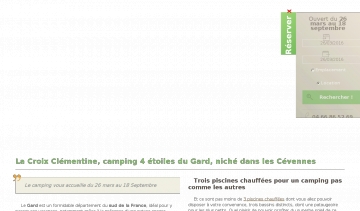 La Croix clémentine, un camping situé dans le département du Gard