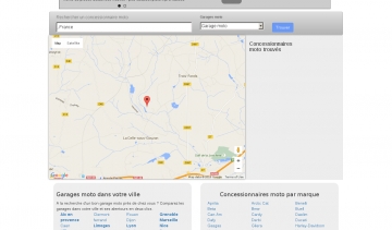 annuaires des garages moto géolocalisés