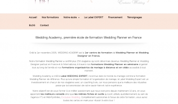 Wedding Academy, école de formation de wedding planner