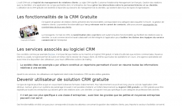 Votre crm, la plateforme pour vite trouver son logiciel de gestion de la relation client