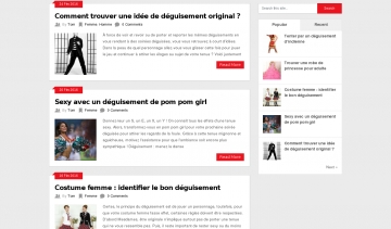 Mon déguisement, le meilleur portail web pour choisir votre déguisement.