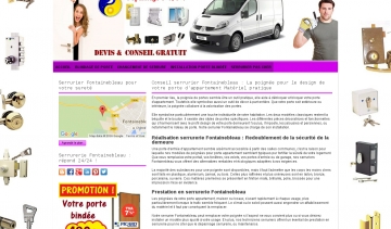 Serrurerie Fontainebleau, votre entreprise de serrurerie générale