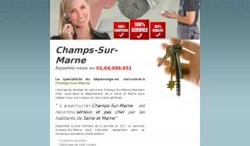 Serrurier Champs-sur-Marne: société de serruriers qualifiés