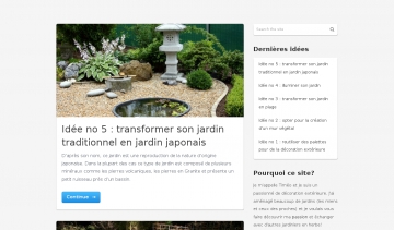 Jardin Numérique, site web procurant des idées de décoration