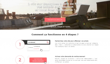 Bankybee, Site de remboursement des achats en ligne