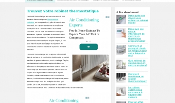 Robinet thermostatique, guide d'achat des robinets thermostatiques