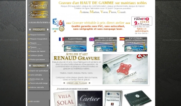 Les remarquables plaques professionnelles de Renaud Gravure