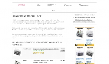 Le rangement de maquillage idéal à votre portée au bon prix