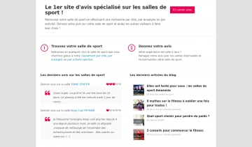 J'aime Ma Salle de Sport, portail référençant les salles de sport