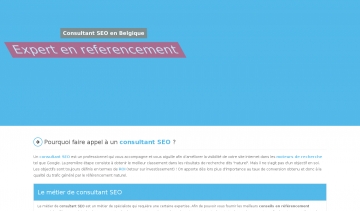 Consultant SEO Belge, pour un meilleur référencement