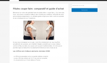 Pilule coupe-faim, guide d'information sur les pilules coupe-faim