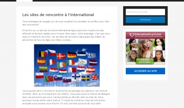 Site de rencontre international, guide pour faire une rencontre internationale