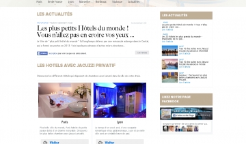 Hôtel avec jacuzzi, portail des endroits paradisiaques