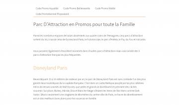 Parc Attraction Promos, de belles heures dans les parcs d’attractions 