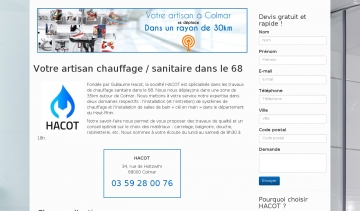 Chauffage sanitaire68, votre artisan chauffagiste à Colmar