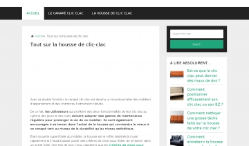 Toutes les informations pour faire le bon choix de votre housse de clic clac.