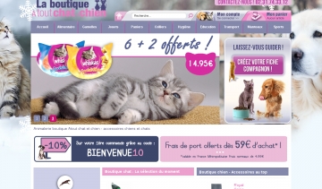 La boutique en ligne A tout chat et chien