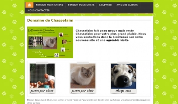 Chassefaim, domaine réservé à l'hébergement des chiens et des chats