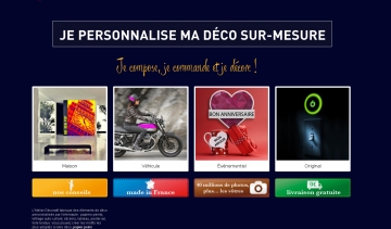 L'Atelier Décoratif, personnalisation en ligne de stickers