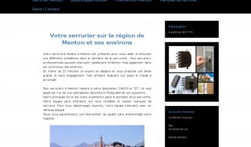 Serrurier Menton Riviera, serrurerie fiable dans les Alpes-Maritimes 