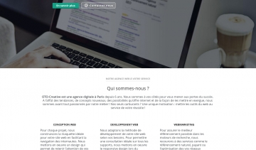 OTO-Creative : Conception de sites web modernes à Paris