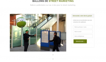 Ballon Street Marketing, communication par des ballons publicitaires