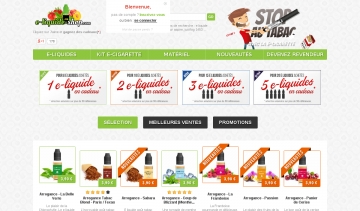 Recharges e liquide pour cigarette électronique sur E-liquide Shop