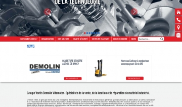 Demolin.fr, maintenance industrielle et mécanique générale. 