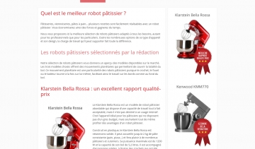 Robot Pâtissier, guide d'achat gratuit et complet