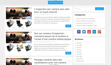 camera inspection de canalisation