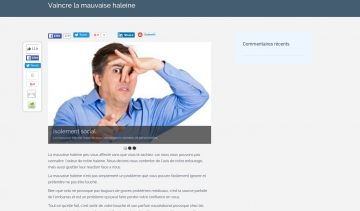 Stop Mauvaise Haleine, votre meilleur guide contre l'halitose.