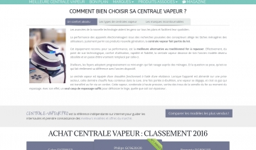 Centrale Vapeur, guide d'achat des centrales à vapeur