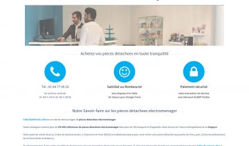 Choukapièces, vente de pièces pour appareil électroménager