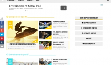 Sport-équipements, guide sportif et site d'informations sur le sport et la santé