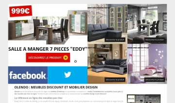 Olendo, vendeur de meubles discount en ligne