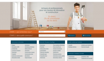 Artidirect, catalogue de professionnels de la construction