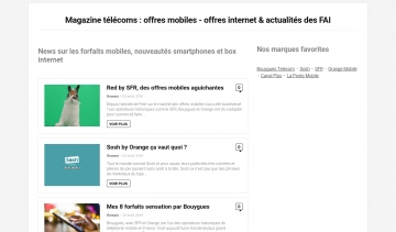 Cafaitquoi.fr, la belle actualité des nouveautés pour les forfaits mobiles