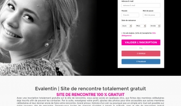 Evalentin, plateforme de rencontre 100 % gratuite et fiable 