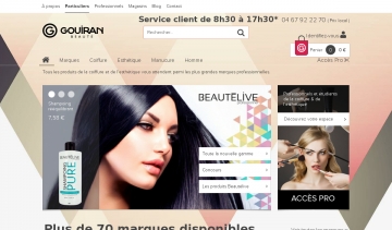 Vente en ligne de matériel de coiffure