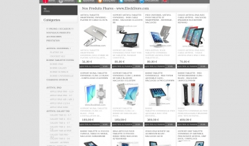 Elockstore.com, le spécialiste des supports pour tablette servant d’antivol
