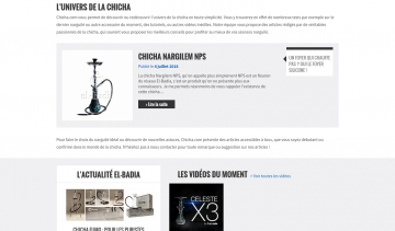 Chicha.com, votre meilleure plateforme d'information sur la chicha.