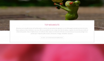 Top Moumoute, portail de création en ligne de liste de cadeaux